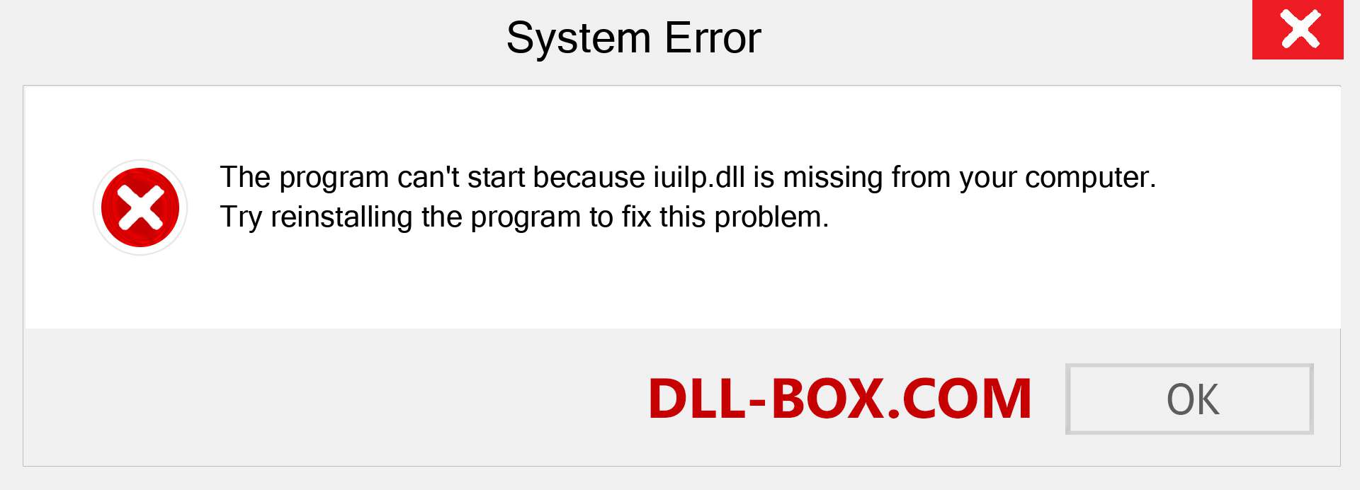  iuilp.dll file is missing?. Download for Windows 7, 8, 10 - Fix  iuilp dll Missing Error on Windows, photos, images